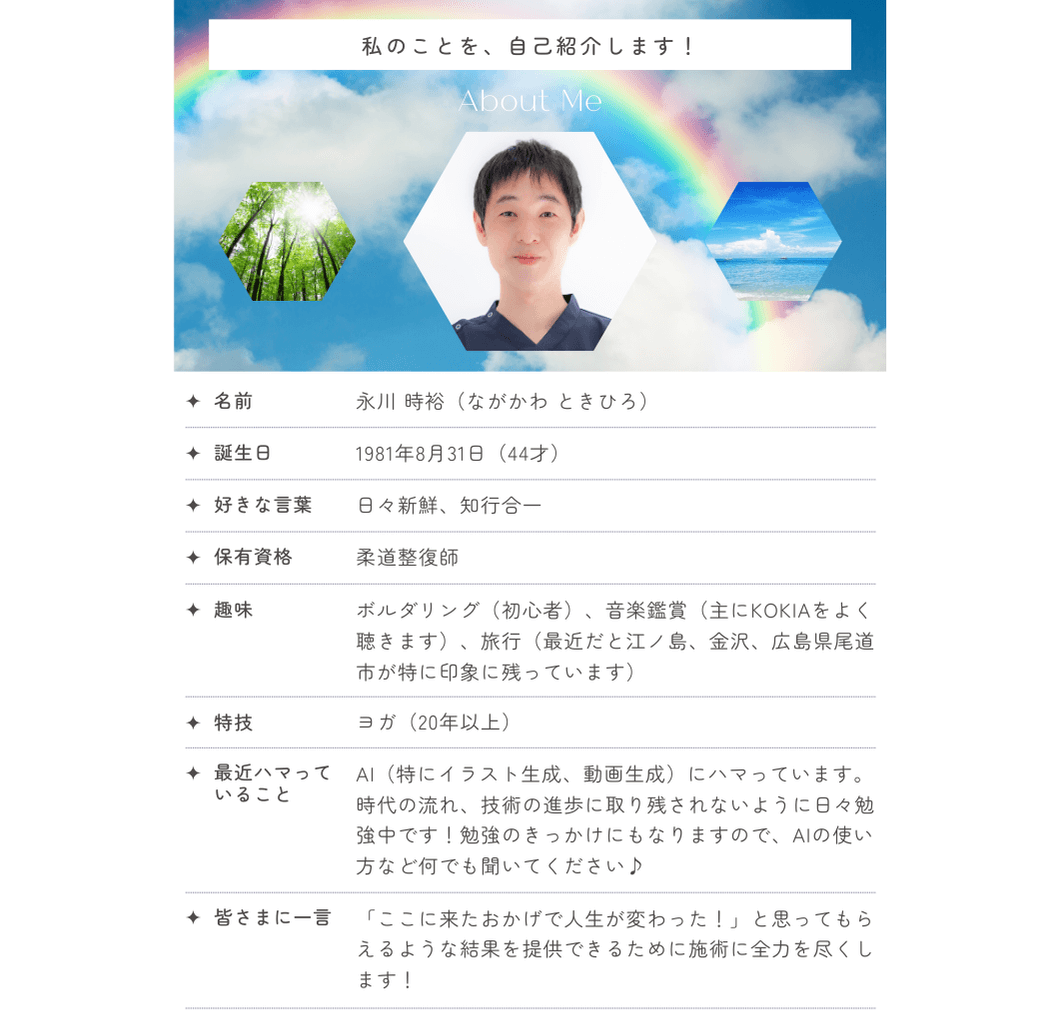 院長の自己紹介